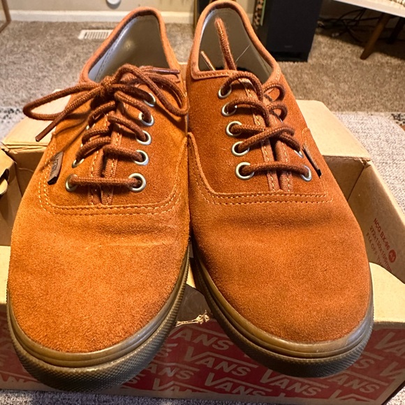 Vans Brown Sneakers Moccasin-Style Leather - Picture 4 of 4